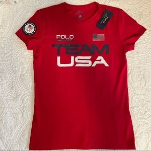 Team USA Ralph Lauren Red T-Shirt